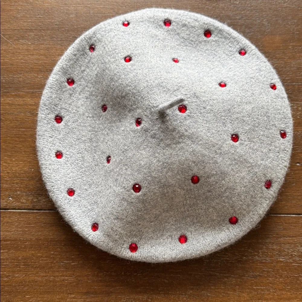 New with tag J. Crew Crewcuts Girls' embellished wool beret